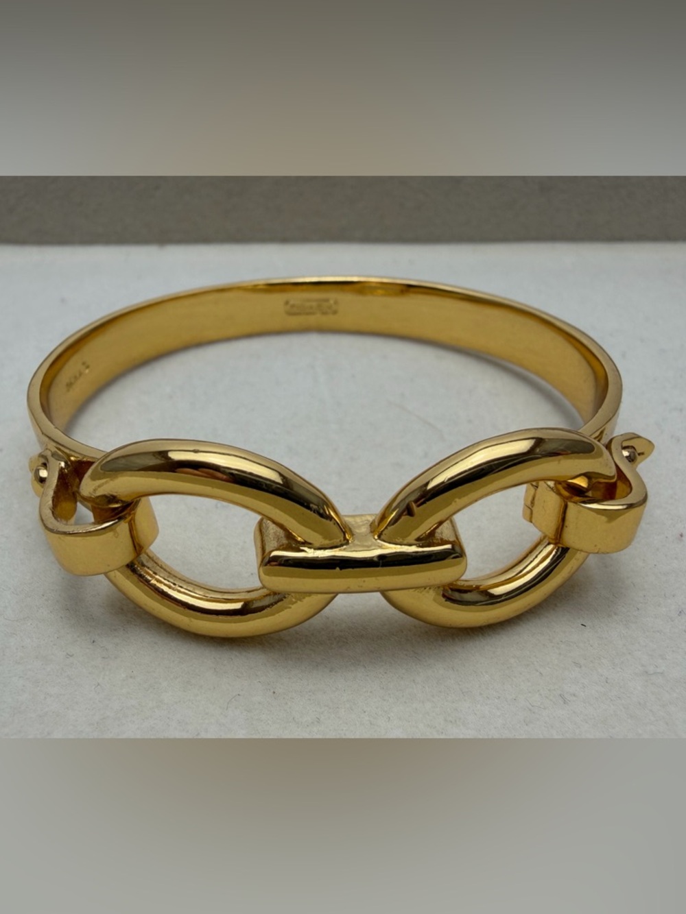 Coach Gold-Tone Interlocking Link Bracelet